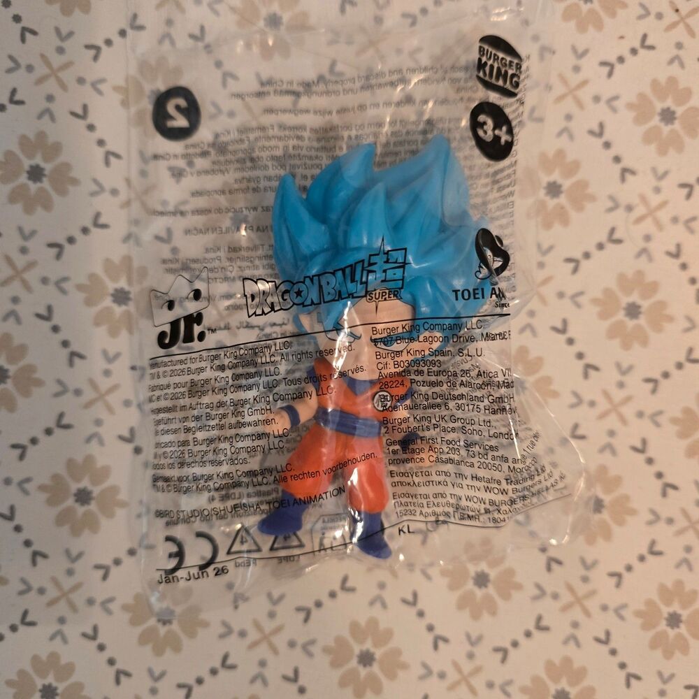 Burger King Dragon Ball Z Super Saiyan Goku Action Figure